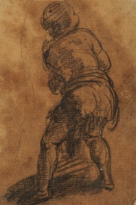 Page 32 of Francis Cleyn's album of sketches, figure and drapery studies MS 292
