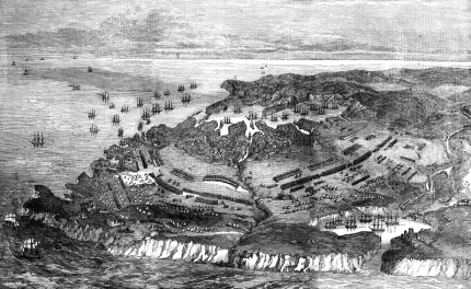 ‘Siege of Sebastopol – General View’, Illustrated London News, 18 November 1854 [quarto per A]