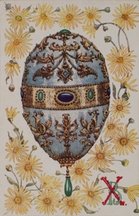Easter card [MS 62 Broadlands Archives MB2/F1/43/1]