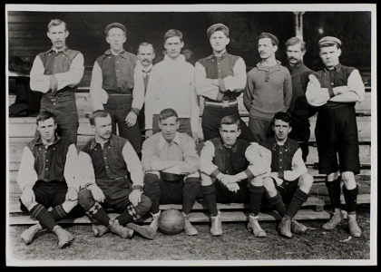 First football team, c.1900 [Univ Photo Collection LF 781]