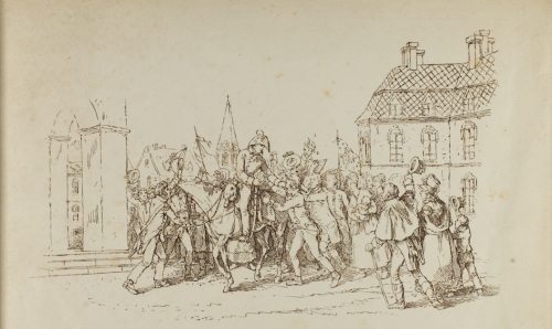 Lithograph of after the battle of Toulouse [MS 351/6 A4170/2]