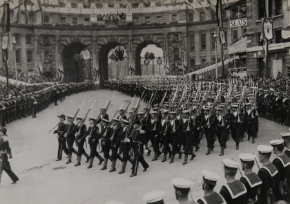 Royal Navy as part of coronation procession [MS 62 MB2/L19]