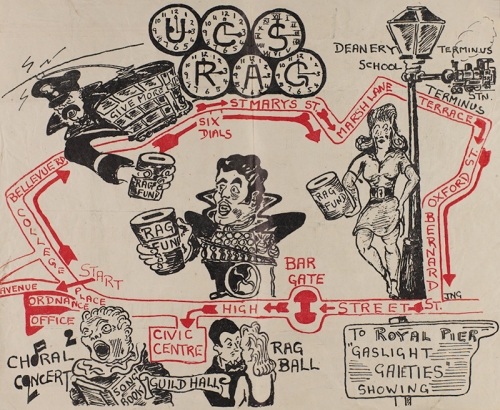 Route of the Rag procession, 1948 [MS 310/31]