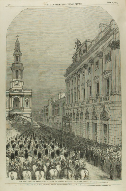 Funeral procession of the Duke of Wellington, Somerset House