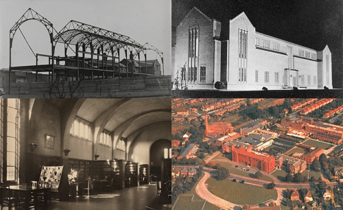 Photographs of the Turner Sims Library, opened in 1935