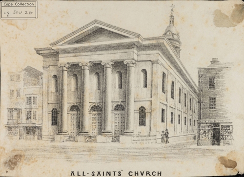 T.H. Skelton All Saints Church (Southampton, 1811) [Rare Books Cope c SOU 26 pr.832]