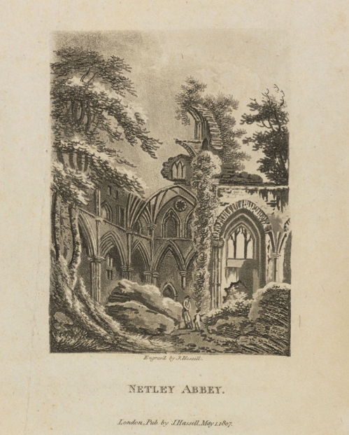 John Hassell Netley Abbey (London, 1807) [Rare Books Cope c NET 26 pr.669]