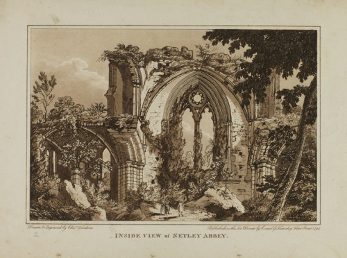 Inside view of Netley Abbey