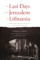 Cover of Last Days of the Jerusalem of Lithuania