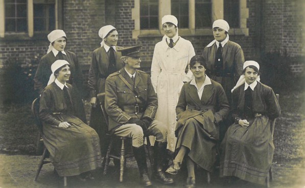 Gertrude Long (2nd from right at back) and colleagues