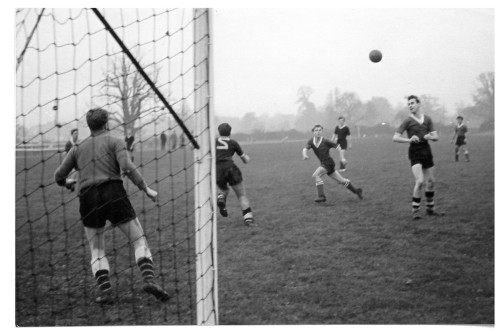 Football match at North Stoneham Sports Ground, 1950s [MS 1 Phot/22/6/3/1]