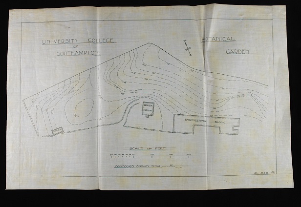 Plan of botanical gardens [MS1/2/2/2]