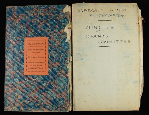 Minutes of the Grounds Committee [MS1 A4091/1]