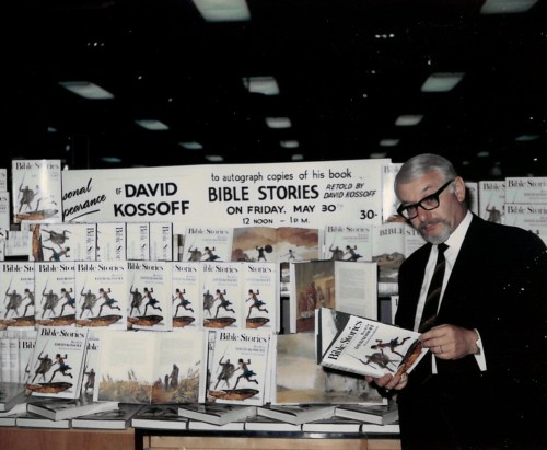 David Kossoff at Bible Stories book signing event [MS348 A2084 1/18]