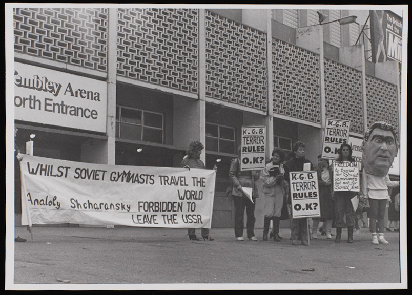 Women's campaign for Soviet Jewry demonstration at Wembley Arena