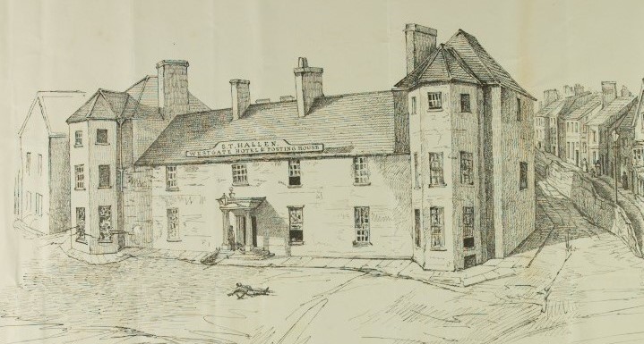 Westgate Hotel, Newport, 1839