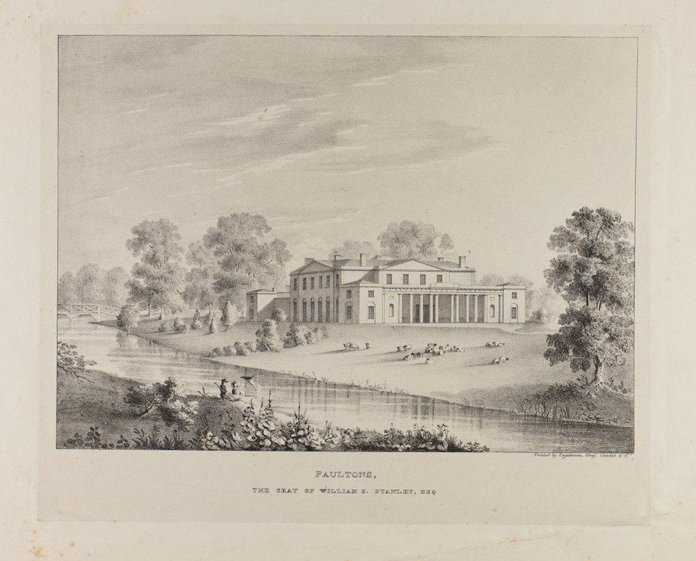 Lithograph of Paultons, [c.1830] [Cope Collection]