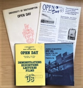 selection of open day programmes